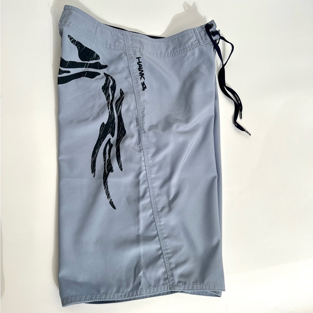 Hawk Youth Board Shorts Blue Size 26 Waist NEW